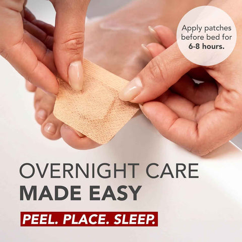 Kerasal Nighttime Nail Renewal Patches - 14 Patch Twin Pack - Overnight Restoring Nail Repair | Twin pack overnight nail renewal patches with Urea help improve damaged nail appearance with easy, mess-free use.