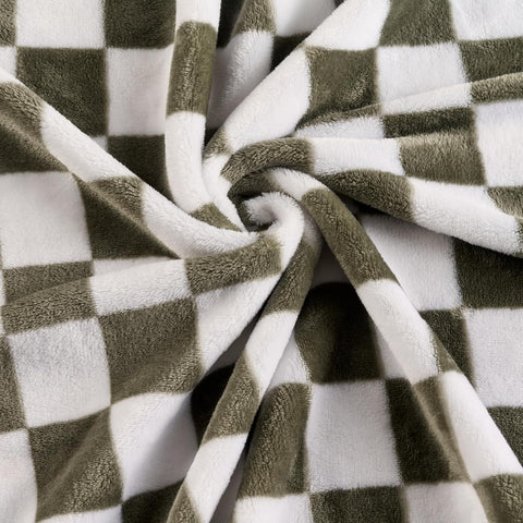 4 Pcs Baby Blankets,Fleece Checkered Baby Blanket, Cozy and Fluffy Crib Blankets for Boys- Toddler Receiving Blankets 30×40