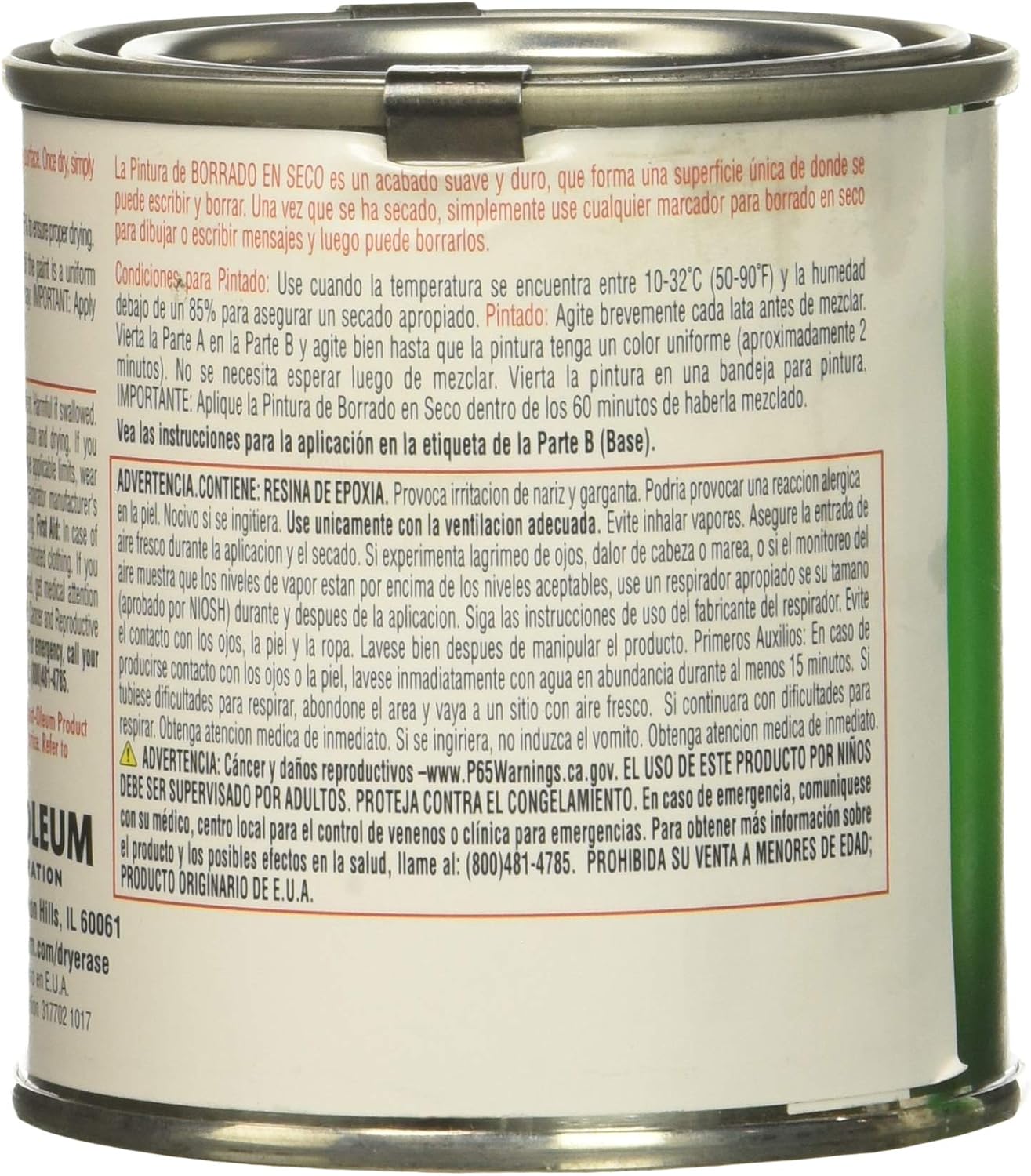 Rust-Oleum Dry Erase White Brush-On Paint Kit