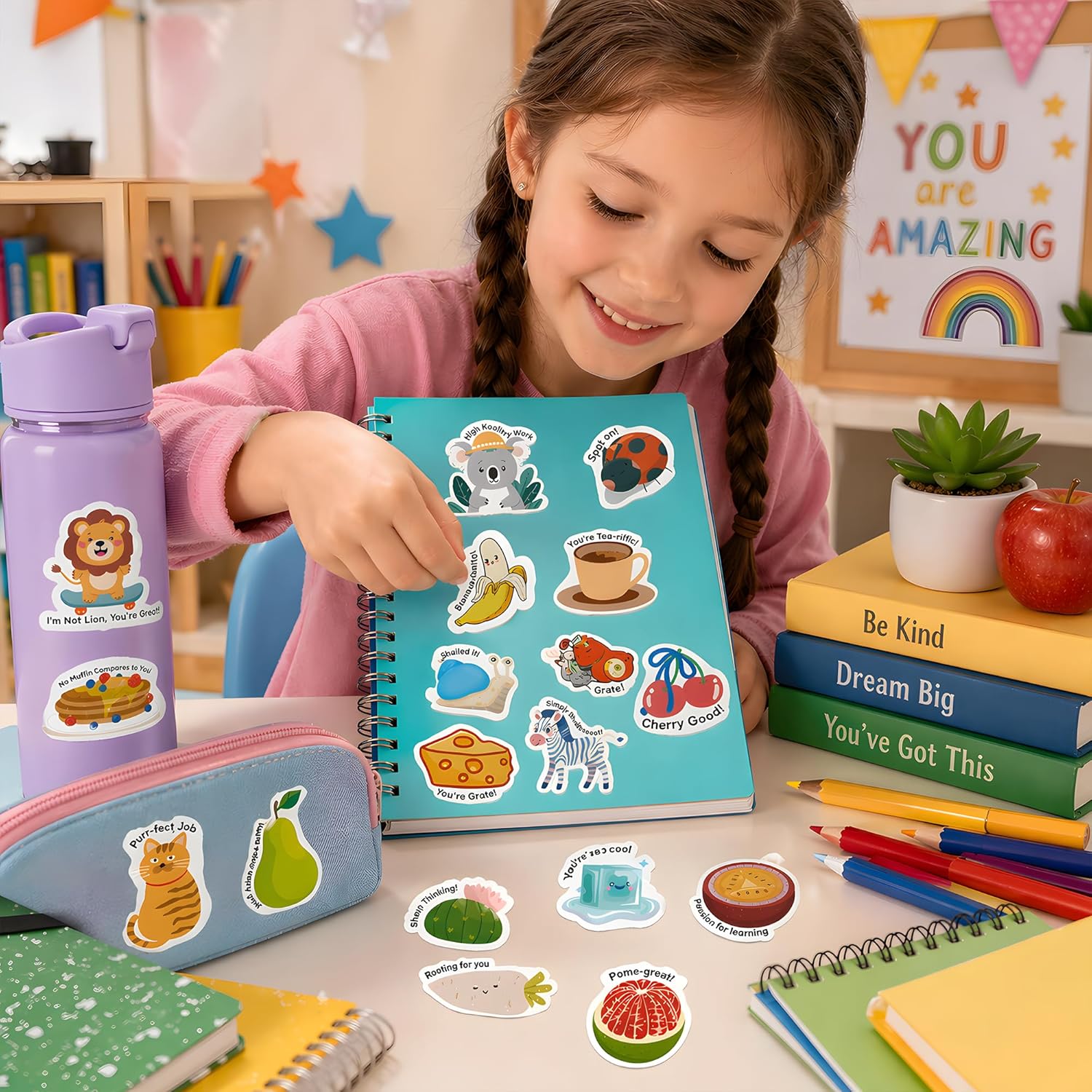 OHOME Back to School Supplies - 120 PCS Teacher Motivational Stickers for Kids Students | Teacher Must Haves Supplies Stuff Essentials Gifts for Classroom Decor,Inspirational Positive Reward Stickers