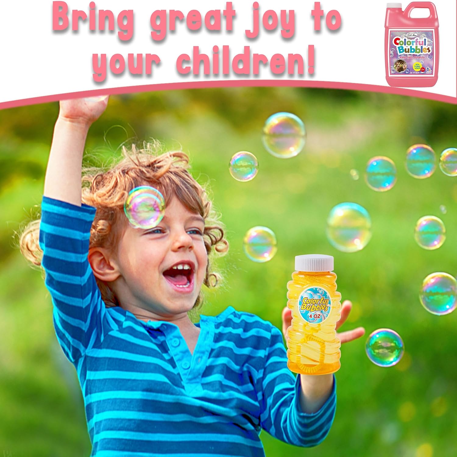Lulu Home Concentrated Bubble Solution, 1 L/ 33.8 OZ Refill