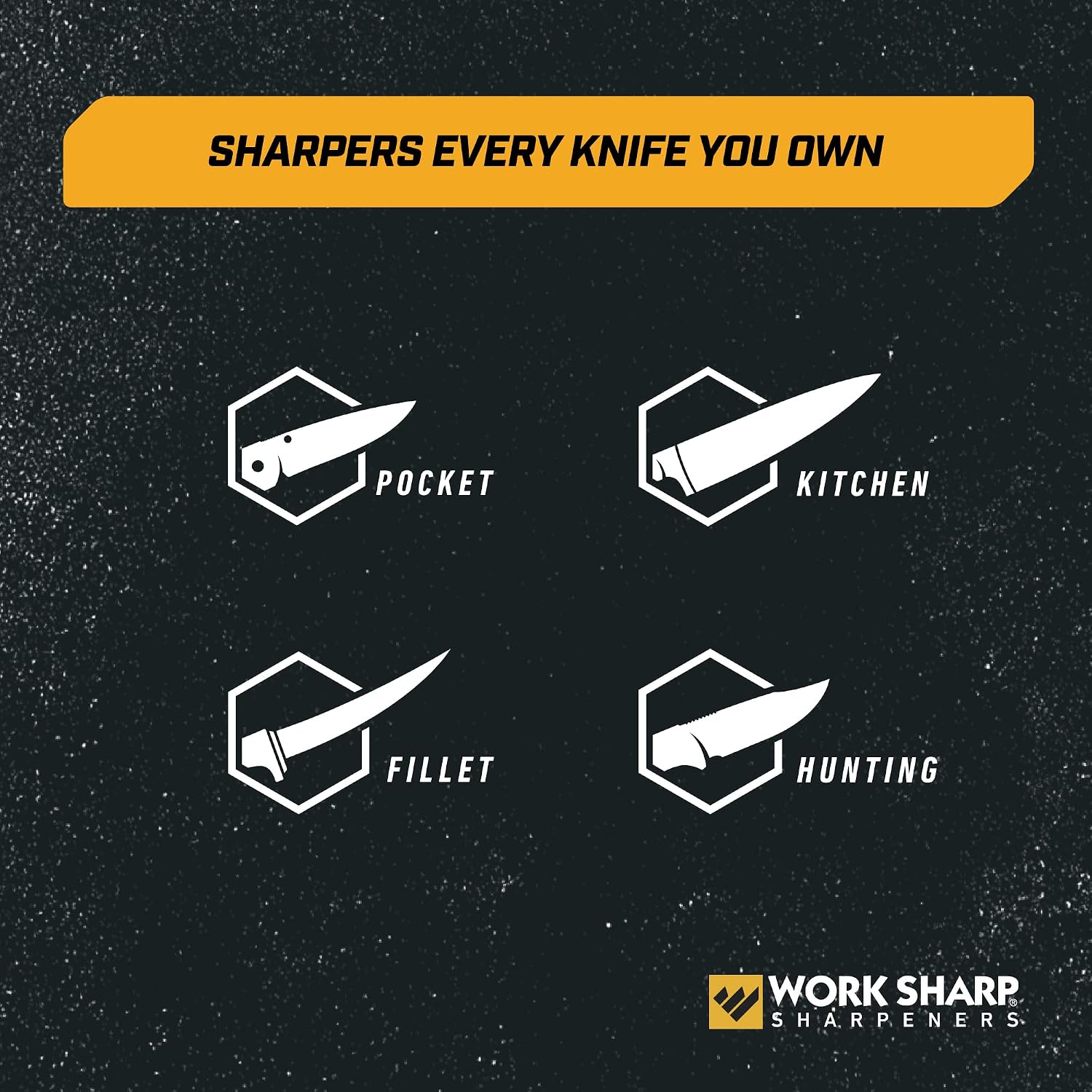 Work Sharp Upgrade Kit for WSBCHPAJ Knife Sharpener, Set of 7 Abrasives and Carrying Case