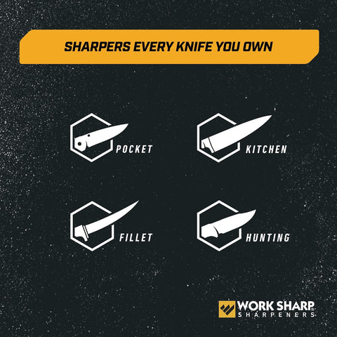 Work Sharp Upgrade Kit for WSBCHPAJ Knife Sharpener, Set of 7 Abrasives and Carrying Case