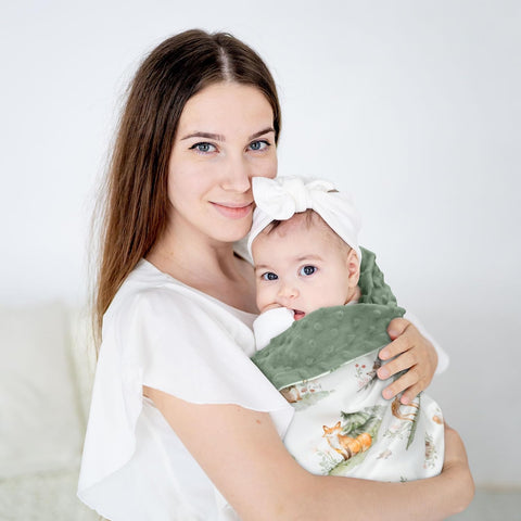 Fleece Baby Blankets for Girls & Boys, Infant Toddler Blanket