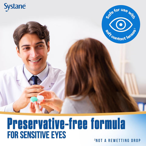 Complete Preservative Free Dry Eye Drops, 0.33 Fl Oz, 2 Pack