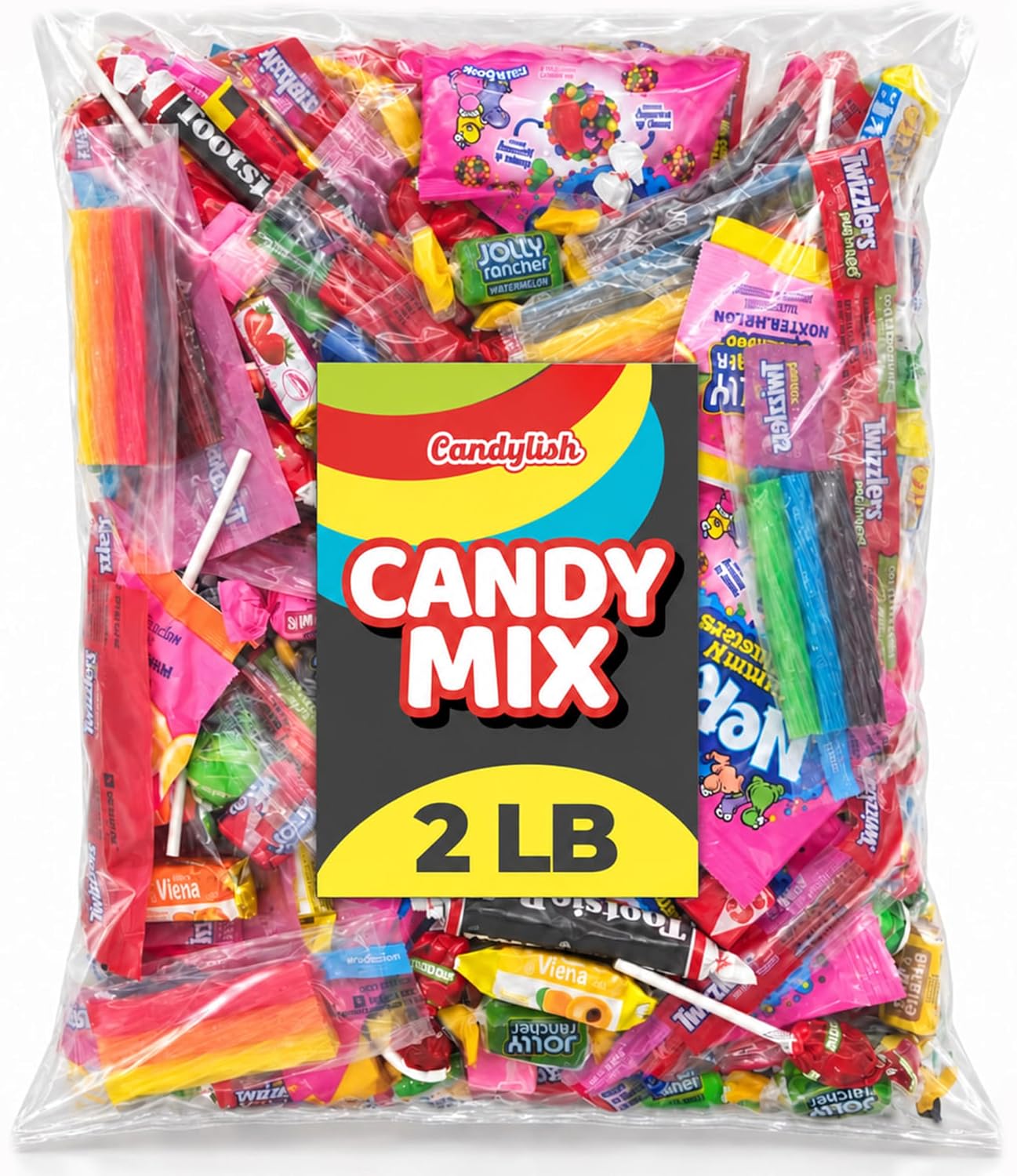 Candy Variety Pack 4lb, Bulk Candy Individually Wrapped, Pinata Candy Mix