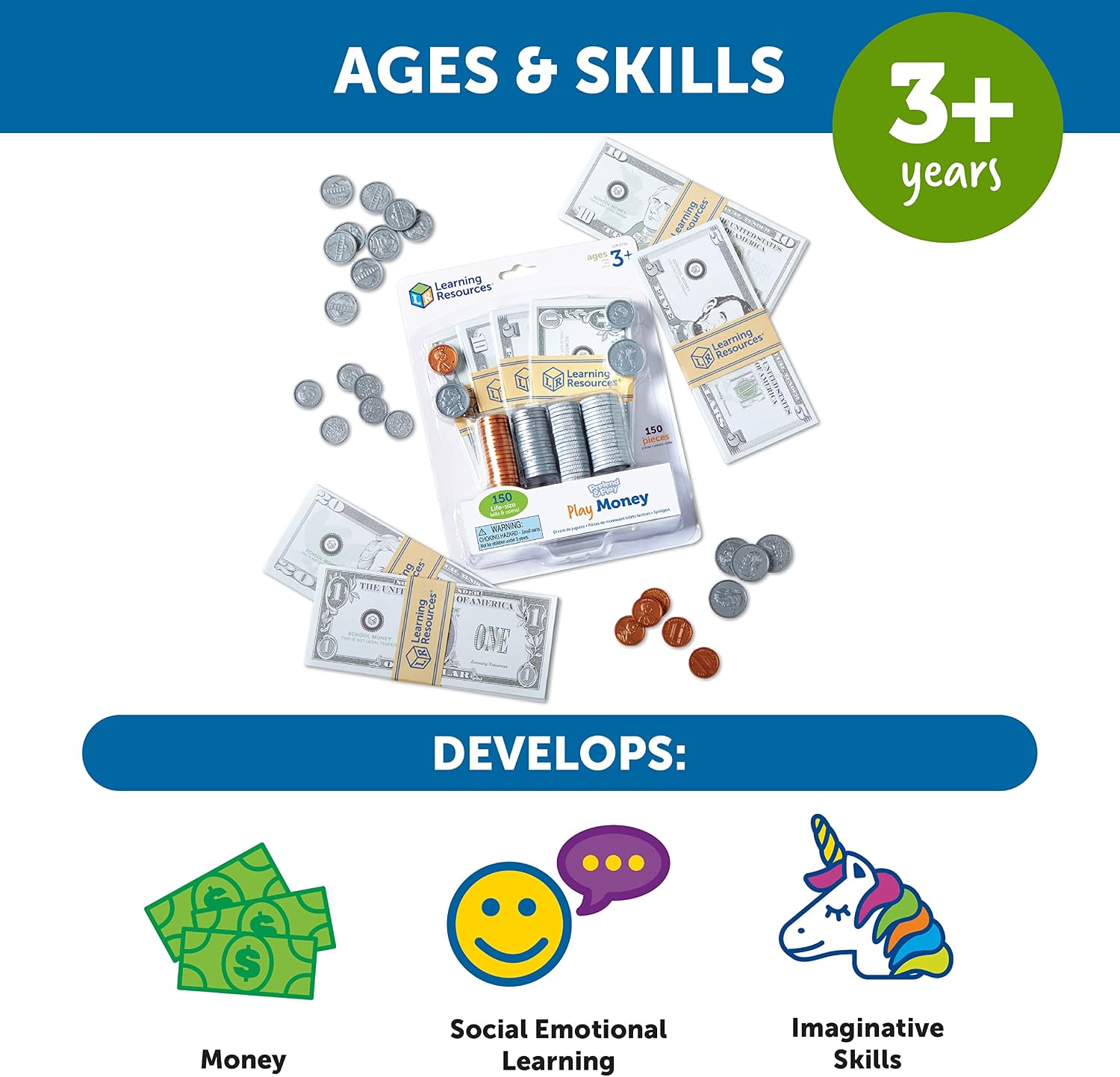 Learning Resources Pretend & Play Money