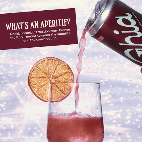 Ghia Non-Alcoholic Le Spritz 16-Pack, Canned Mocktail & Cocktail Mixer