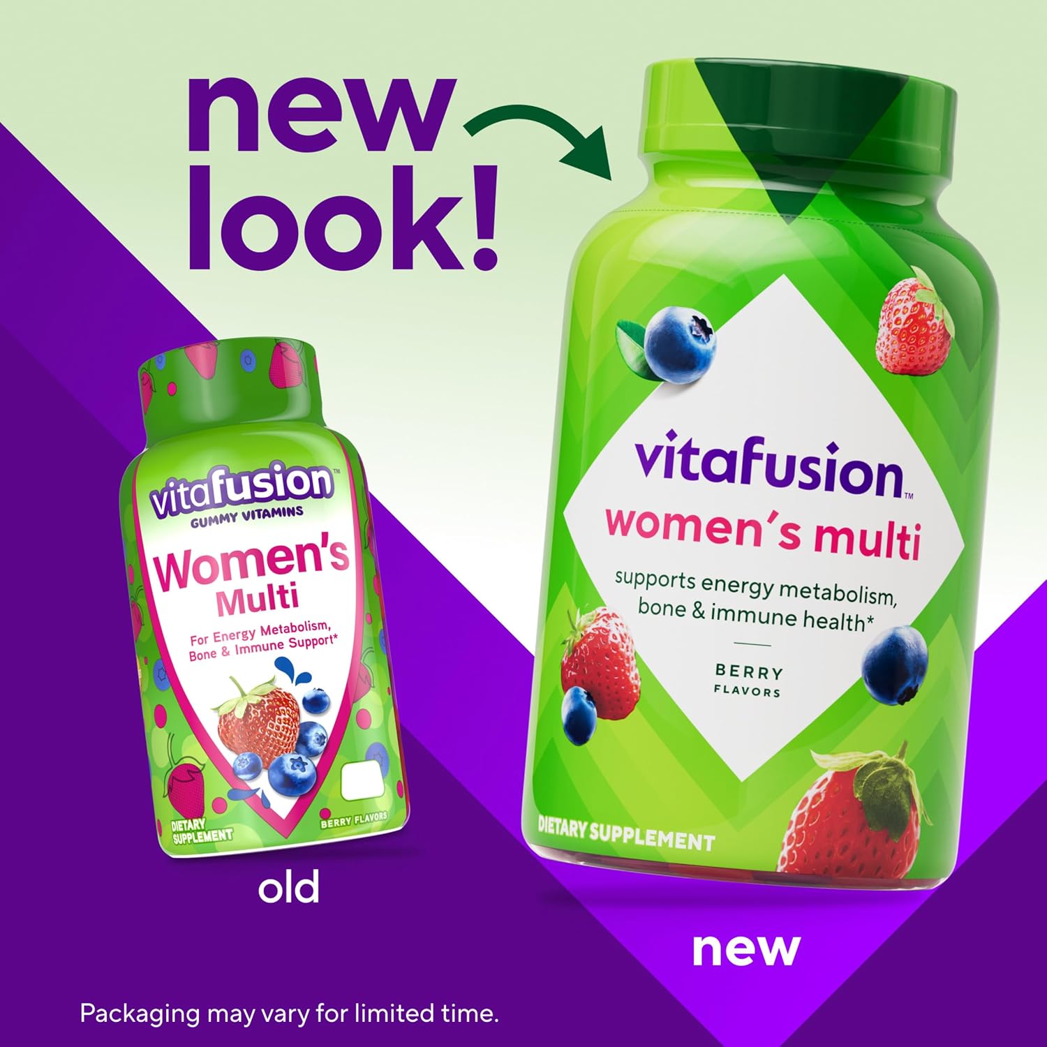 Vitafusion Women's Multivitamin Gummy | Yummy Berry Flavor | 120 Gummies