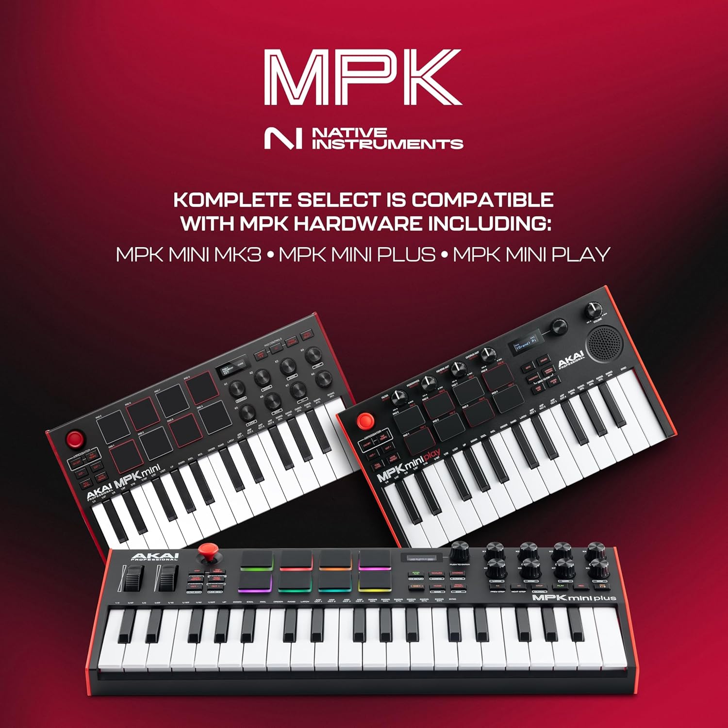 Akai Professional MPK Mini Plus 37-Key USB MIDI Keyboard Controller