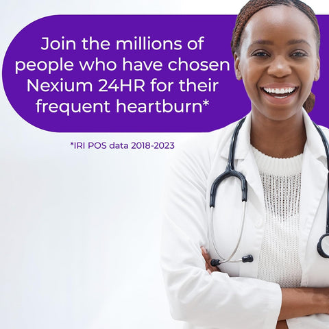 Nexium 24HR Acid Reducer Heartburn Relief Capsules, 42 Count