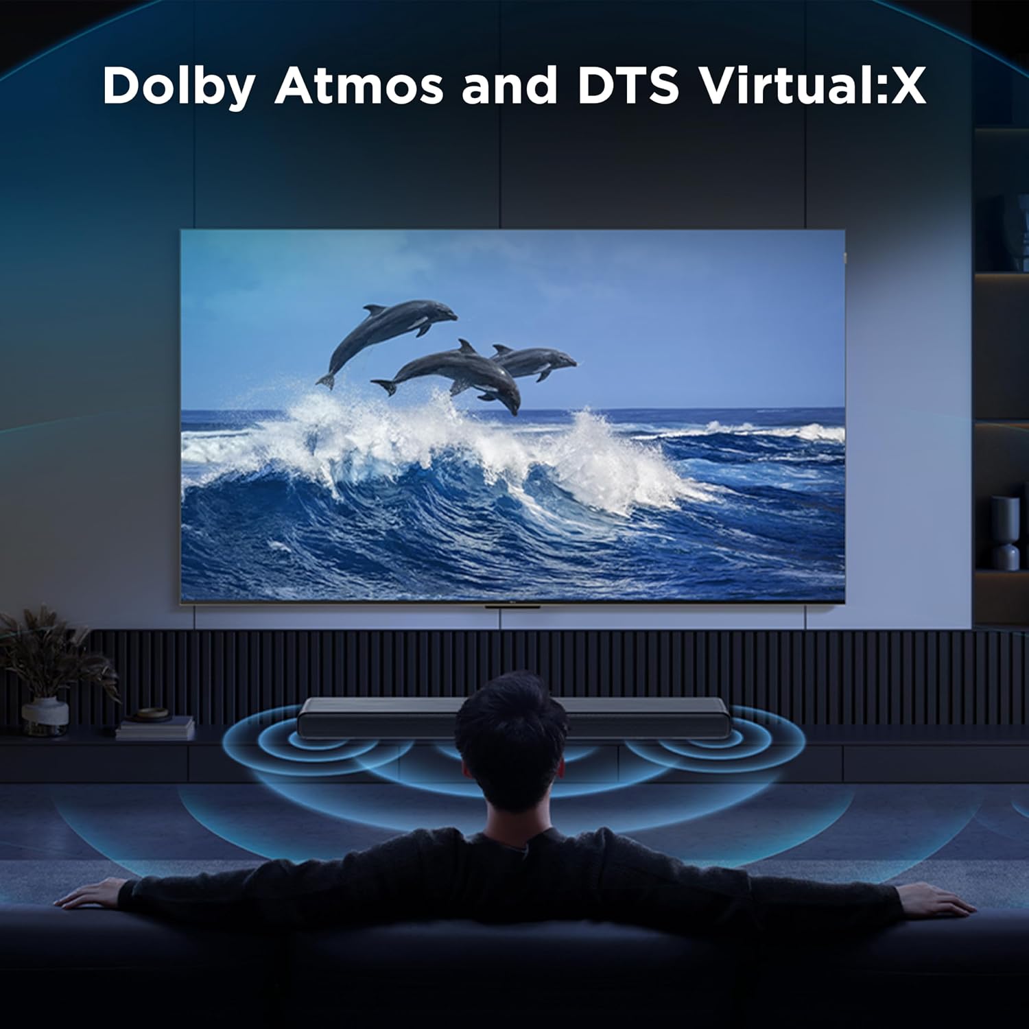 TCL S55H 2.1 Sound Bar with Wireless Subwoofer for Smart TV | Dolby Atmos DTS:X Auto Room Calibration| 220W Power Wireless Bluetooth Home Theater Audio | App Control & Remote Control | Latest Model