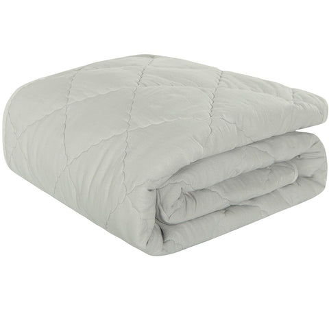 NTBAY Oversized Toddler Down Alternative Comforter, 43 x 60, Light Grey