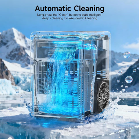 Nugget Ice Maker Countertop, 45lbs/24H Pebble Ice Maker