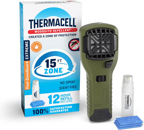 Thermacell Fuel-ZoneGuard Extreme Fuel Powered Mosquito Repeller, Green