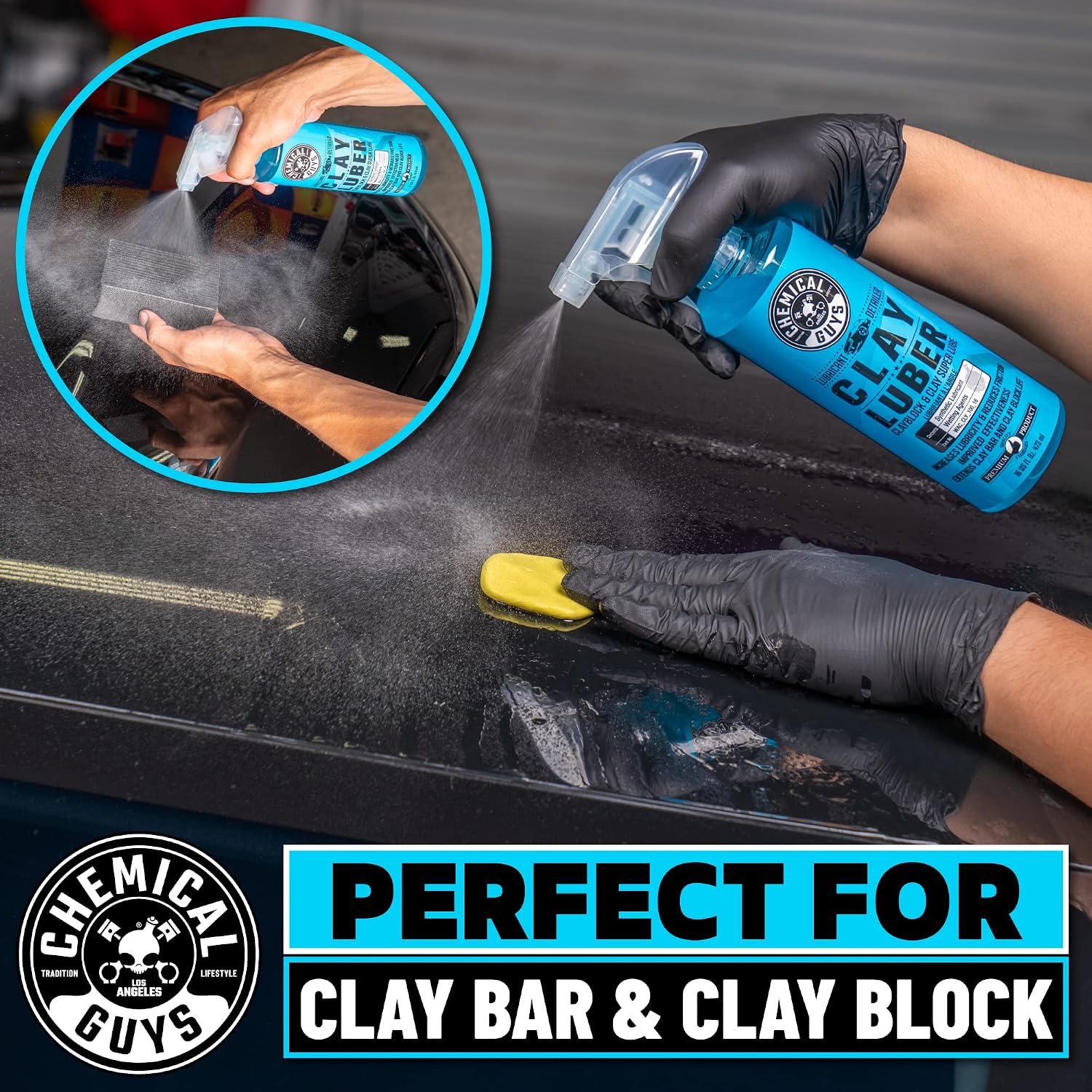 Chemical Guys, Clay Luber Synthetic Lubricant for Clay Bars & Blocks, 16 oz