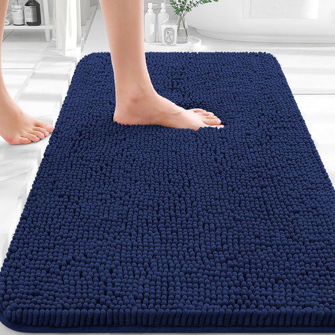 OLANLY Bathroom Rugs 30x20, Extra Soft Absorbent Chenille Bath Rugs