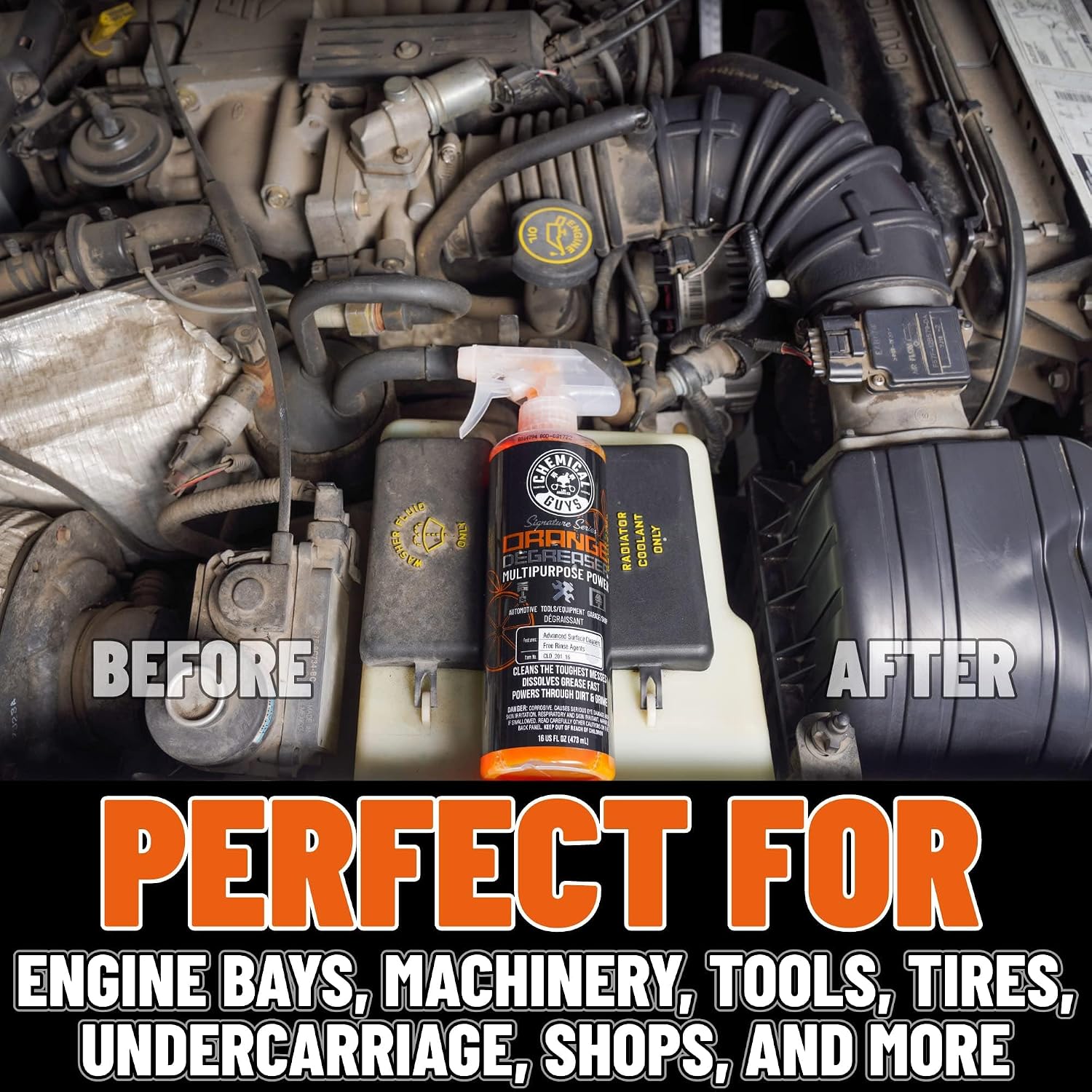 Chemical Guys, Signature Series Orange Degreaser Spray, Heavy Duty, 16 oz