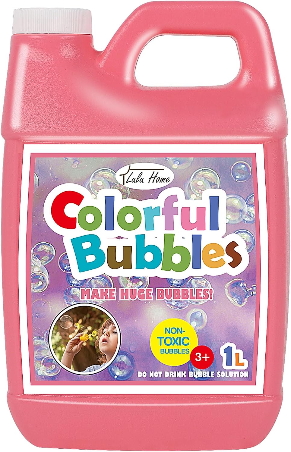 Lulu Home Concentrated Bubble Solution, 1 L/ 33.8 OZ Refill