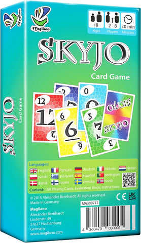 magilano SKYJO, Fun Card Game for Young and Least Young, Fun Game Parties in The Circle of Friends and Family.