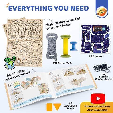 Smartivity Robotic Mechanical Hand STEM Toy for Kids 8-14