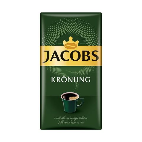 Jacobs Kronung Ground Coffee 500 Gram / 17.6 Ounce (Pack of 6)