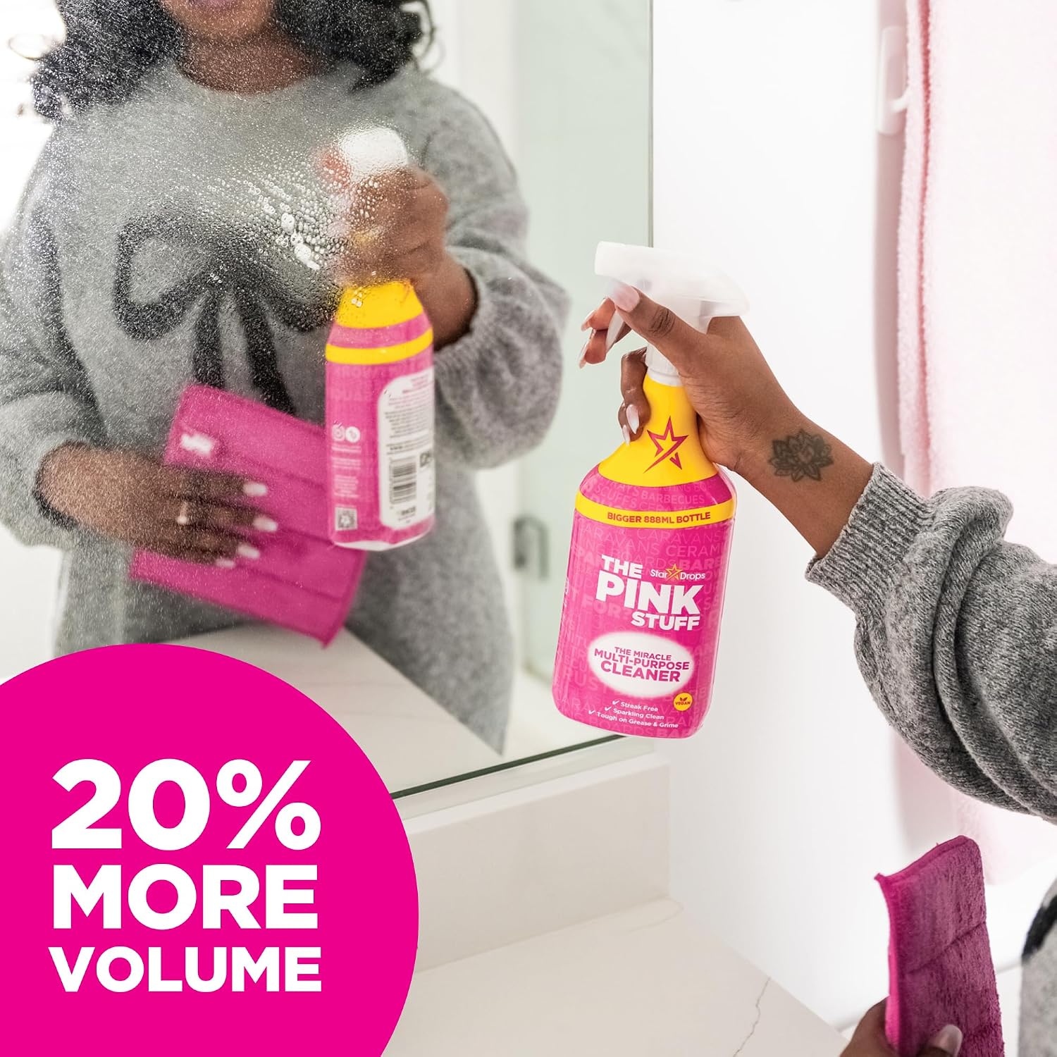 Starsrops The Pink Stuff Miracle Multi-Purpose Cleaner Spray, 30 Fl Oz