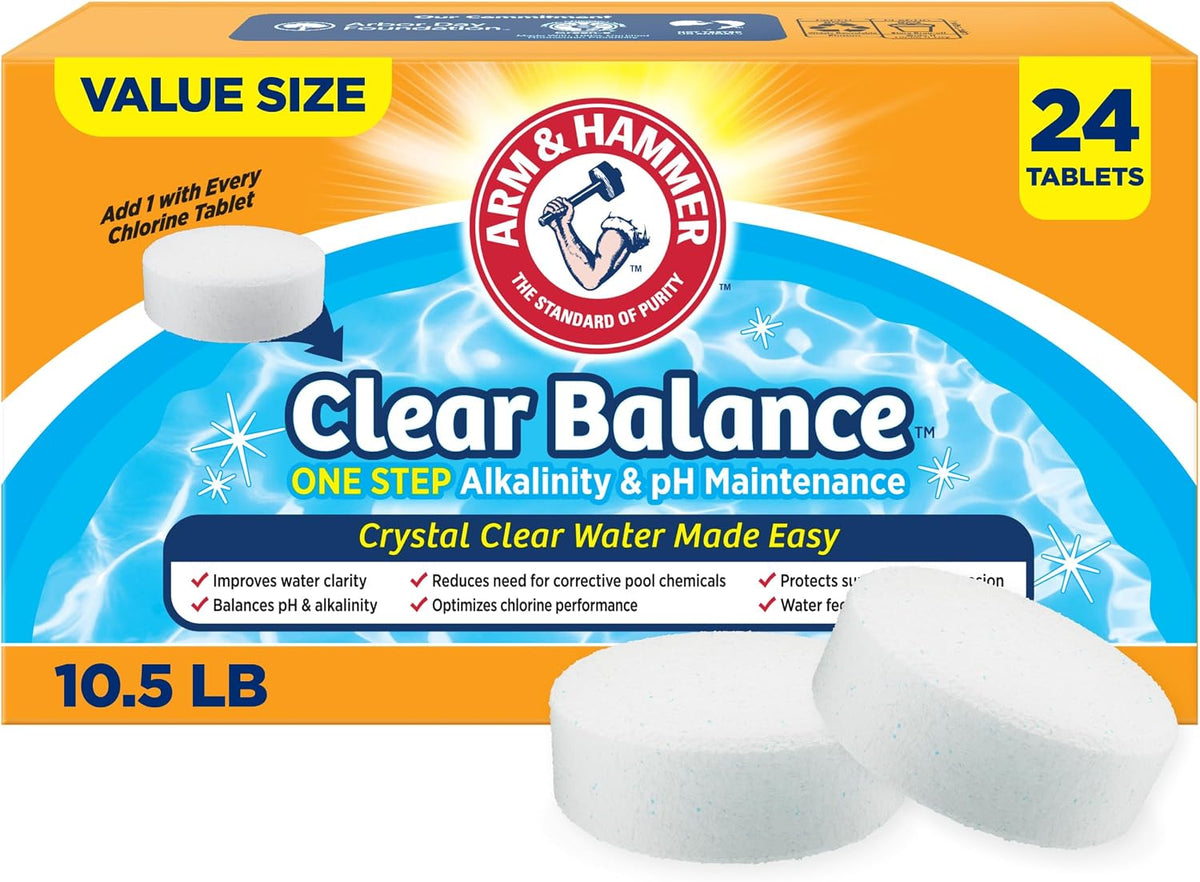 ARM & Hammer Clear Balance pH Maintenance Tablets, 24 Count