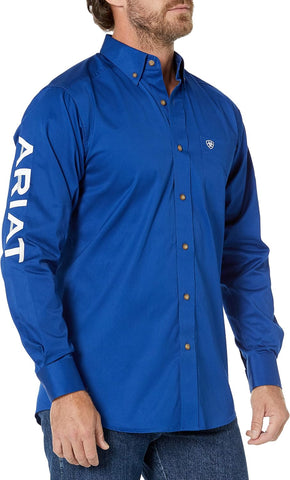 Ariat Men's Team Logo Twill Fitted Shirt