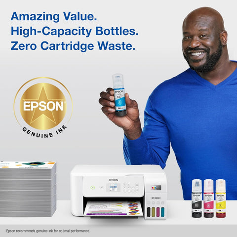 EPSON 522 EcoTank Ink Ultra-high Capacity Bottle Black (T522120-S) Works with ET-2720, 2800, 2803, 2840, 4700, 4800, 4810