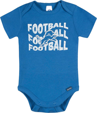 Gerber NFL Baby Girls 3-Pack Onesie Bodysuit