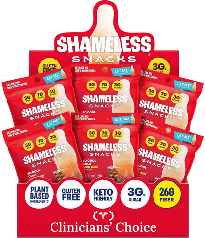 Shameless Snacks So Cool Cola Bottle Gummy Candy & Fruit Snacks - Keto