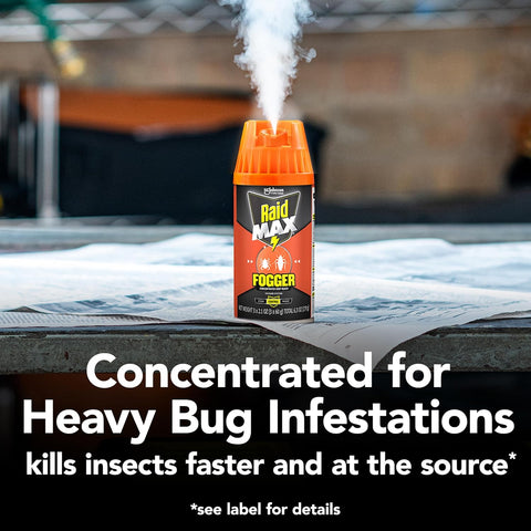Raid Max Fogger for Indoor Use 6.3 Ounce (Pack of 1)