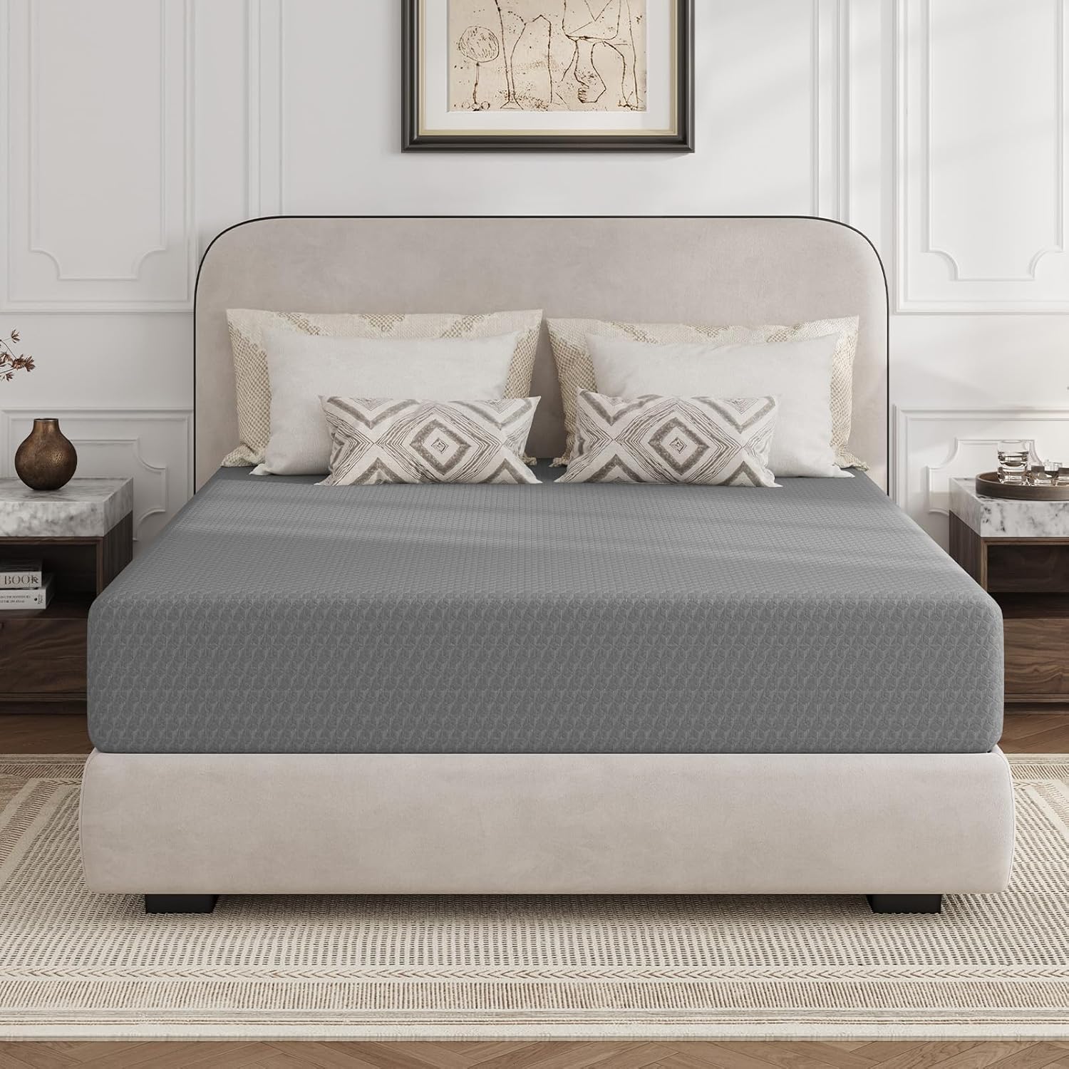Novilla Queen Mattress 12 Inch, Queen Memory Foam Mattress for Cool Night