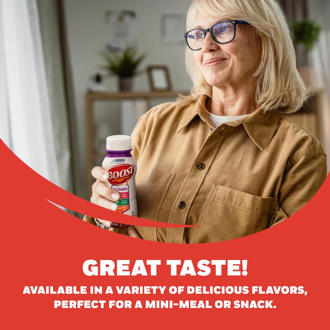 BOOST Women Balanced Nutritional Drink, Rich Chocolate, 8 fl oz (Pack of 24)