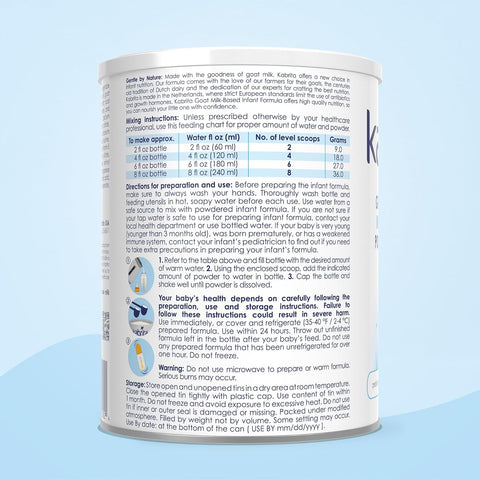 Kabrita Goat Milk Infant Formula Powder, Gentle Digestion, 28 oz, Pack of 2