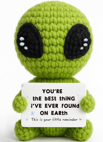 Gifts for Him Her Boyfriend Girlfriend Men Women Crochet Alien for My Love