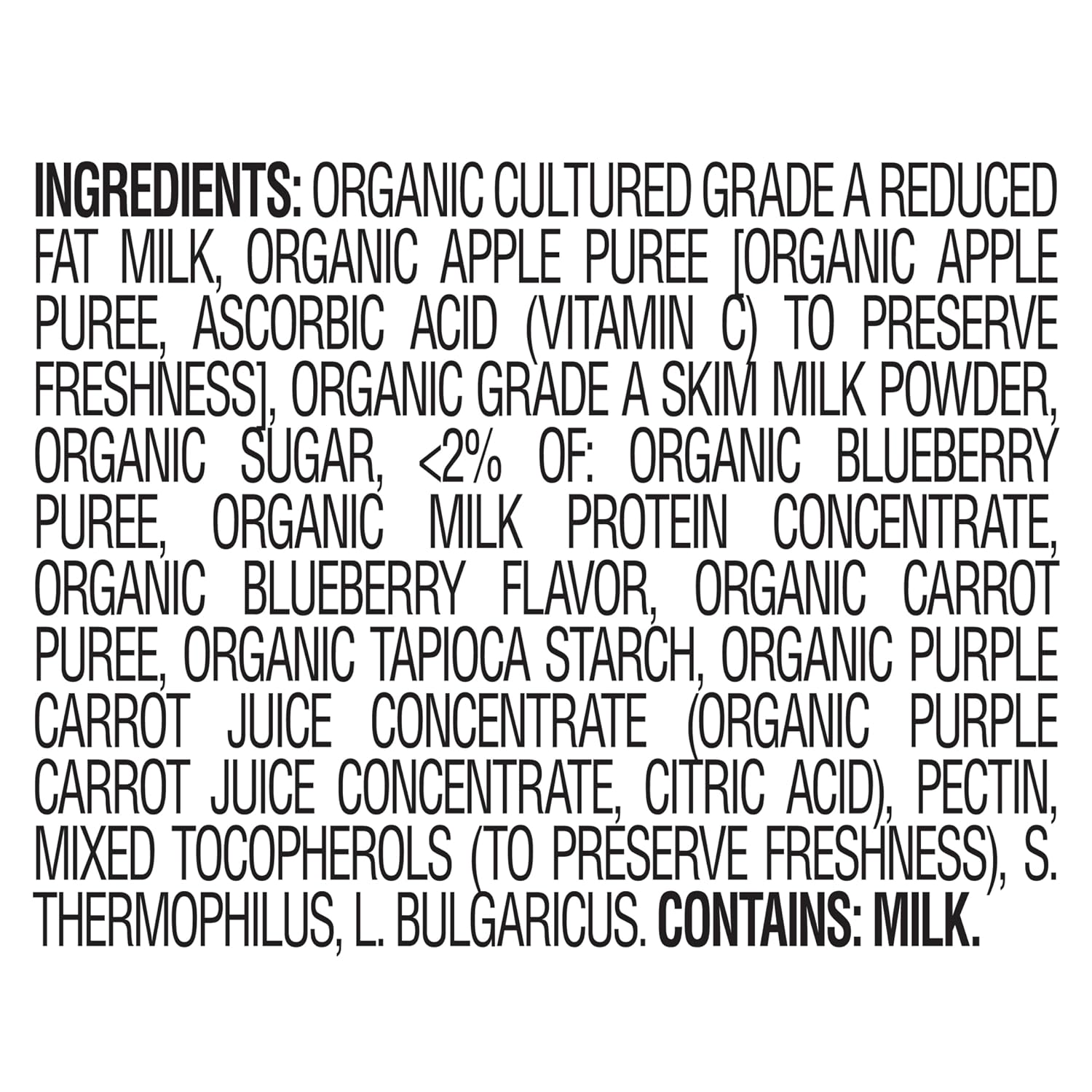 HAPPY BABY Greek Yogis, Blueberry & Purple Carrot, 1oz Pouch (8 Pack)