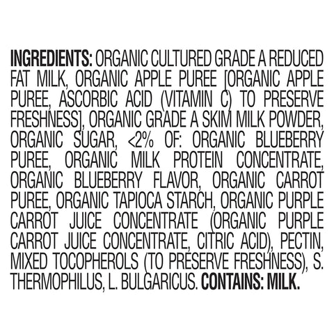 HAPPY BABY Greek Yogis, Blueberry & Purple Carrot, 1oz Pouch (8 Pack)