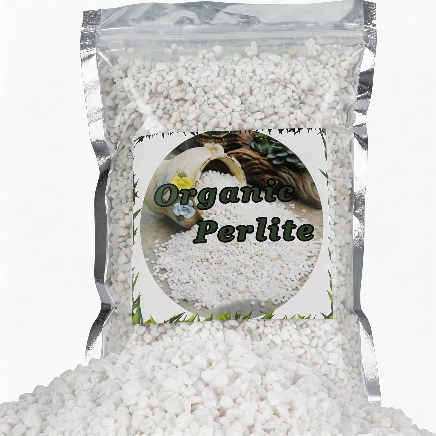 Doter Organic Perlite for Plants, Soil Amendment for Enhanced Drainage and Growth, Ideal for Potting Mixes (1 Quart)