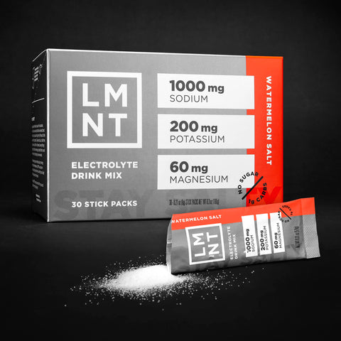 LMNT Zero Sugar Electrolytes - Watermelon Salt | Drink Mix | 30-Count