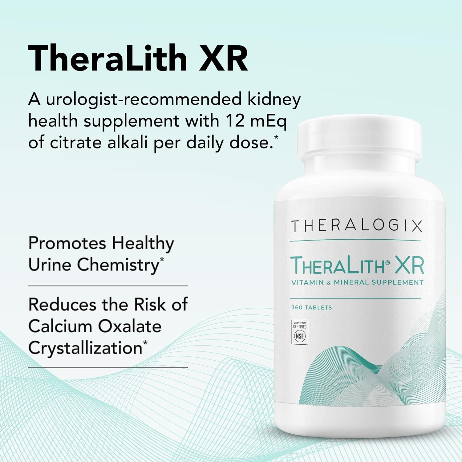 Theralogix TheraLith XR – Kidney Health, NSF Certified