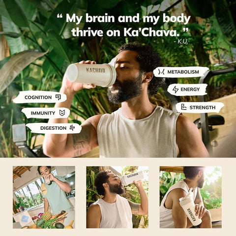Ka’Chava Whole Body Meal Shake Chocolate Mint 2 lb – Vegan Protein Powder with 85+ Superfoods & Greens – Plant-Based Meal Replacement with Probiotics & Digestive Enzymes – Gluten & Dairy Free