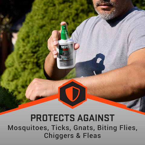Repel 100 Mosquito & Insect Repellent 4 Oz, 98% DEET, 6 Pack | Repels Mosquitoes, Ticks, Gnats, Biting Flies, Chiggers & Fleas, Lasts Up To 10 Hours, Compact Bug Spray For Outdoor Travel