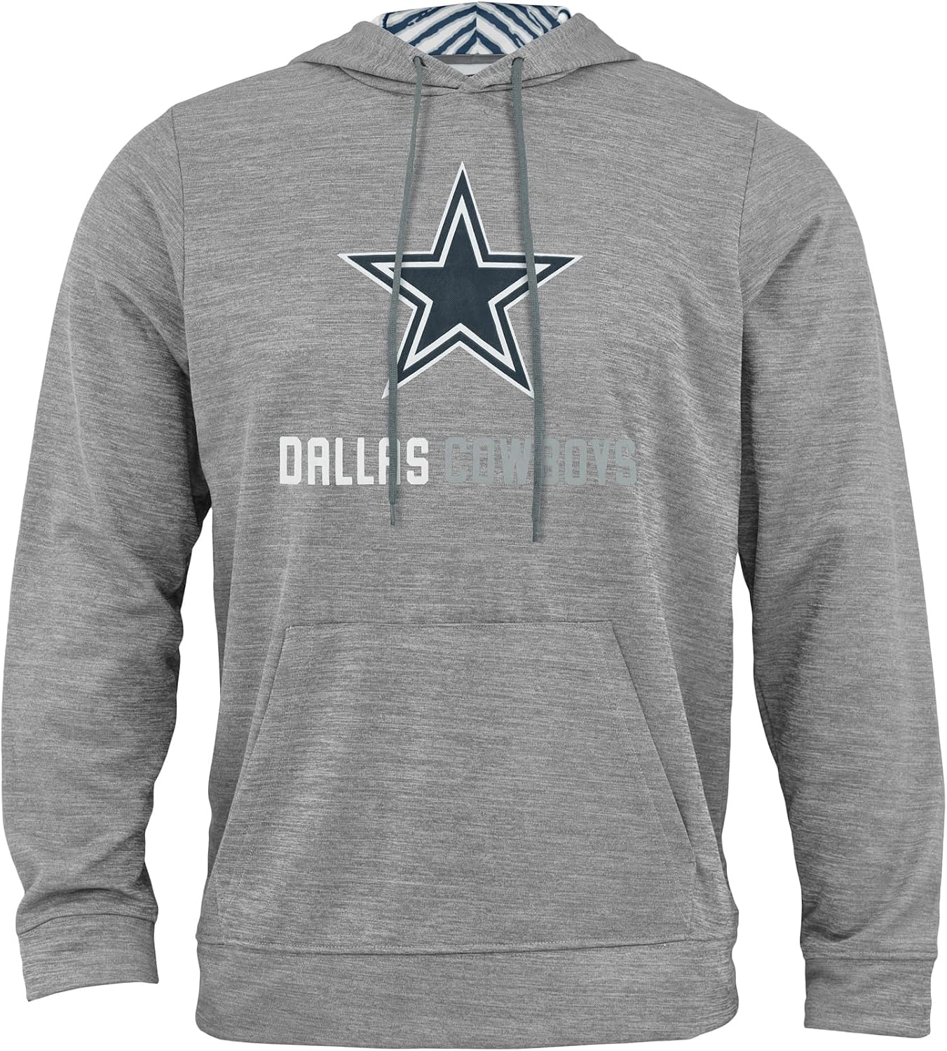 Zubaz Official NFL Hoodie with Logo and Colorful Hood Designs (Small - 5XL)
