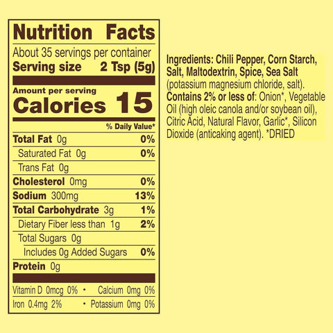 Old El Paso Taco Seasoning, Original, Large Size, 6.25 oz (Pack of 12) | Large Canister for Batch Cooking & Pantry Stocking, Bold Tex-Mex Spice Blend, Seasons Tacos, Meats, Soups, Dips & Nachos