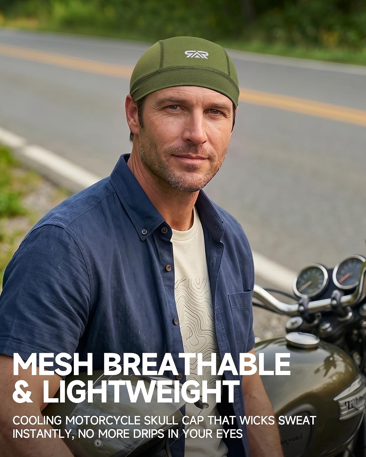 AUSFLUG Skull Cap Helmet Liner, Breathable Cooling Moisture-Wicking
