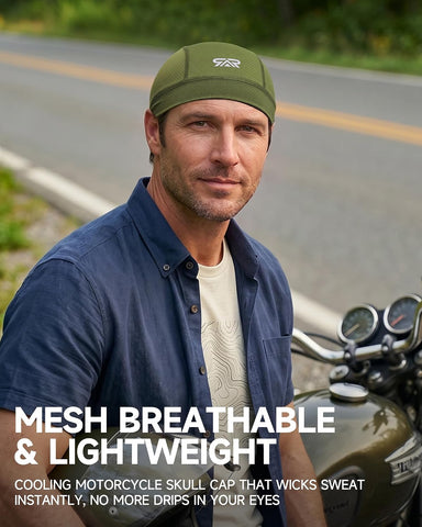 AUSFLUG Skull Cap Helmet Liner, Breathable Cooling Moisture-Wicking