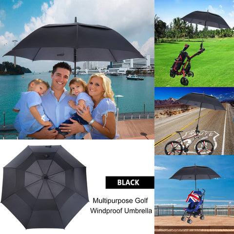 MRTLLOA Extra Large Golf Umbrella,54/62/68/72 Inch Automatic Open Umbrella