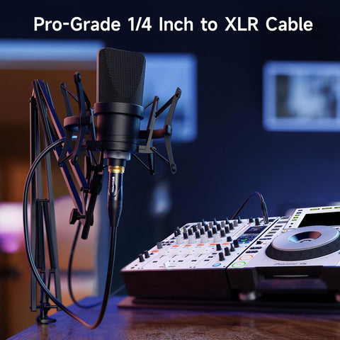 Cable Matters 6.35mm 1/4 Inch TRS to XLR Cable, Male to Female, 50ft